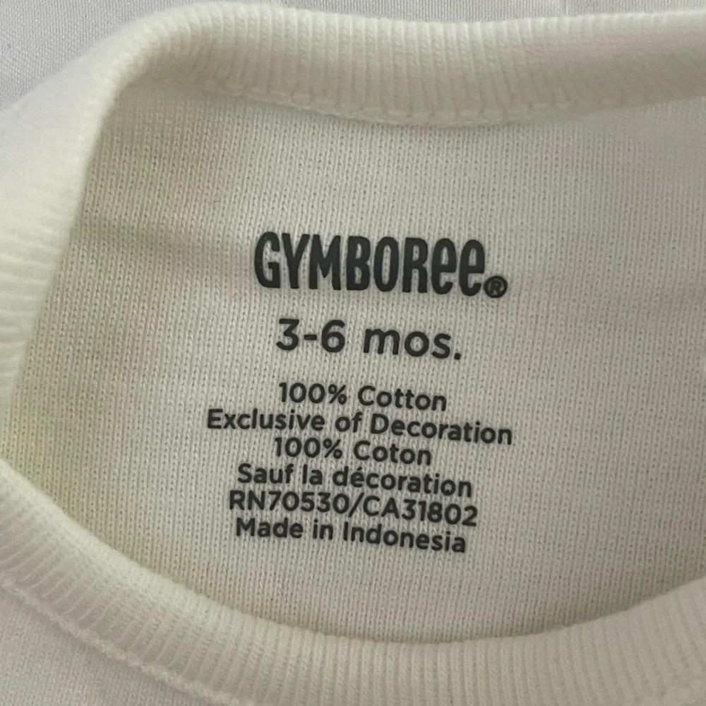Gymboree Baby Girl Animal Parade Long Sleeve Shirt 100% Cotton